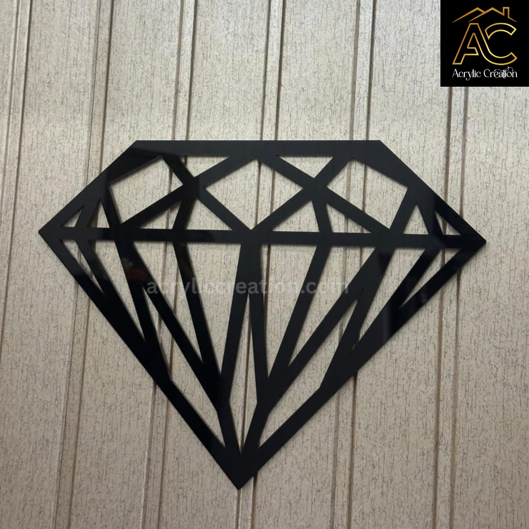 Diamond Wall Hanging | Premium Acrylic | Wall Decore